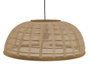 DKD Home Decor Lámpara de Techo Oriental Marrón 48 x 21.5 x 48 cm (2 Unidades)