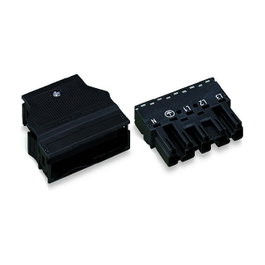 WAGO 770-115 Stiftleiste Recta Macho 400 V Negro