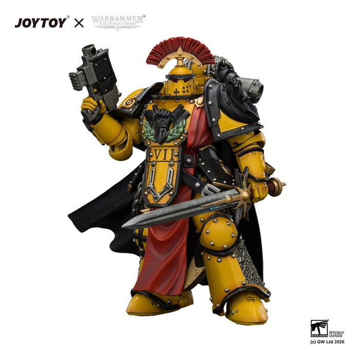 Joy Toy (CN) Warhammer Figura Imperial Fists Legion Praetor en armadura Mk III 12,5 cm