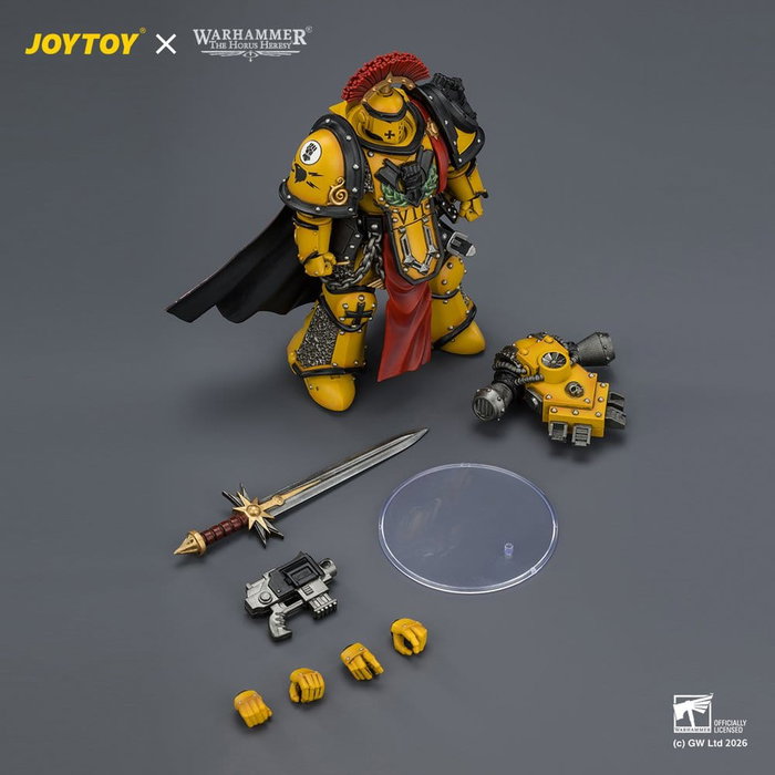 Joy Toy (CN) Warhammer Figura Imperial Fists Legion Praetor en armadura Mk III 12,5 cm