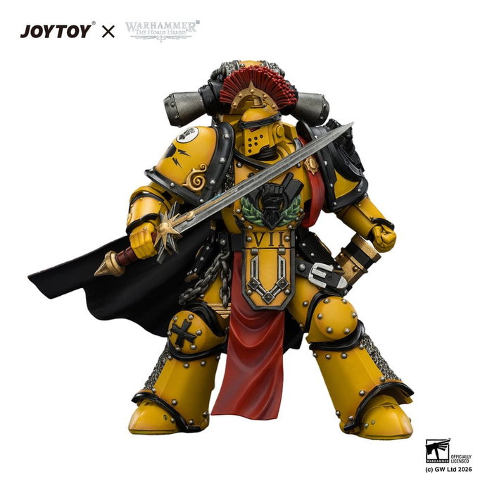Joy Toy (CN) Warhammer Figura Imperial Fists Legion Praetor en armadura Mk III 12,5 cm