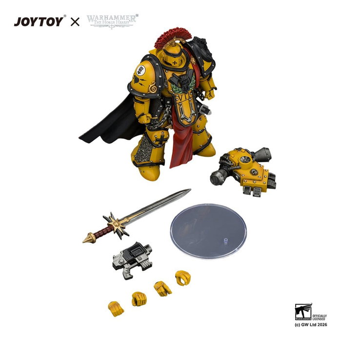 Joy Toy (CN) Warhammer Figura Imperial Fists Legion Praetor en armadura Mk III 12,5 cm