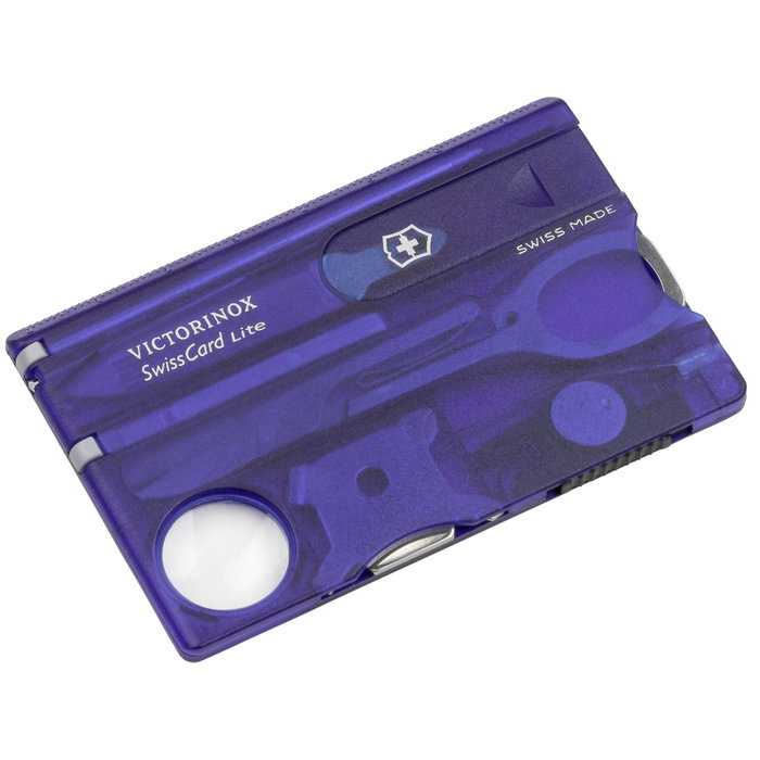 VICTORINOX Swiss Card Lite V-0.73 22.T2 Azul Transparente VICTORINOX Swiss Card Lite V-0.73 22.T2 Azul Transparente