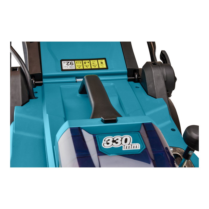 Makita DLM330RT Cortacésped manual a batería, 33 cm de ancho de corte, para 450 m² Makita DLM330RT Cortacésped manual a batería, 33 cm de ancho de corte, para 450 m²