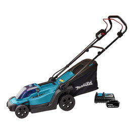 Makita DLM330RT Cortacésped manual a batería, 33 cm de ancho de corte, para 450 m²
