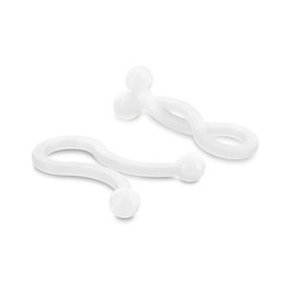 DeLOCK Pasacables para taladro Ø 8 mm transparente, 100 unidades