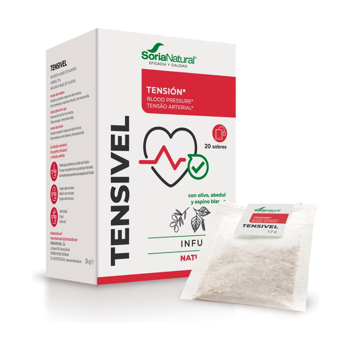 Soria Natural Natusor 6 Tensión Alta Infusión - Pack 20 Filtros, Ideal para el Bienestar Soria Natural Natusor 6 Tensión Alta Infusión - Pack 20 Filtros, Ideal para el Bienestar
