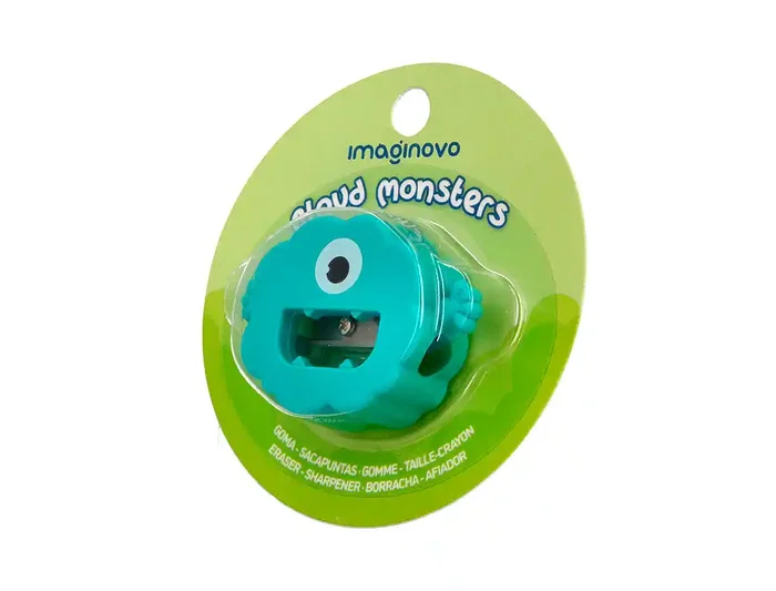 Imaginovo Goma de Borrar Fantasía con Sacapuntas, Forma de Monstruo, Colores Surtidos, Expositor de 24 Unidades Imaginovo Goma de Borrar Fantasía con Sacapuntas, Forma de Monstruo, Colores Surtidos, Expositor de 24 Unidades