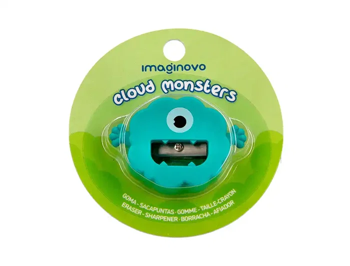 Imaginovo Goma de Borrar Fantasía con Sacapuntas, Forma de Monstruo, Colores Surtidos, Expositor de 24 Unidades Imaginovo Goma de Borrar Fantasía con Sacapuntas, Forma de Monstruo, Colores Surtidos, Expositor de 24 Unidades