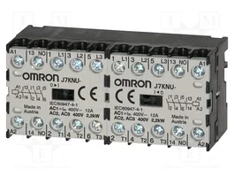 OMRON Contactor J7KNU-AR-22 48 de 4 polos, 48VAC, 5A, 2,2kW
