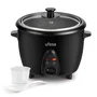 Ufesa AR4010 Jasmin Arrocera Eléctrica, 1 Litro de Capacidad, 400W, Función Mantener Caliente, Cubeta Antiadherente, Color Negro