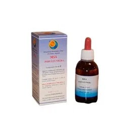 HERBOPLANET Msa Populus Nigra Yemas - Extracto Espagírico de Álamo Negro Yemas 50 ml en gotas, contribuye a la circulación normal de la sangre