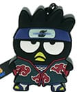 Naruto Shipudden x Hello Kitty Llavero PVC Badtzt Maru Itachi