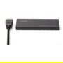 Digitus Divisor HDMI Ultra Slim 1x4, 4K@60Hz, Full HD, Negro, Metal