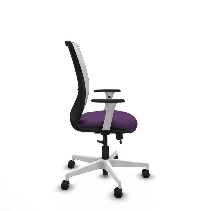 PIQUERAS Y CRESPO Silla de oficina Zulema Morada y Blanca PIQUERAS Y CRESPO Silla de oficina Zulema Morada y Blanca