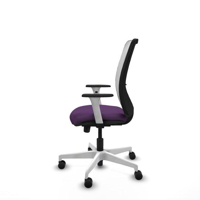 PIQUERAS Y CRESPO Silla de oficina Zulema Morada y Blanca PIQUERAS Y CRESPO Silla de oficina Zulema Morada y Blanca