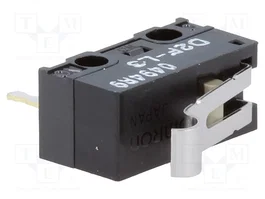 Aratas (Formerly Omron Components) Microconmutador SNAP ACTION D2F-L3 SPDT ON-(ON)