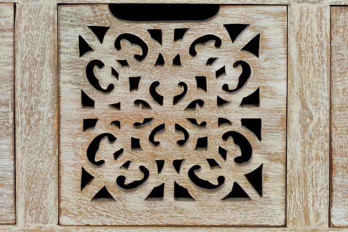 Giner y Colomer Comoda 9 Cajones Madera de Mango Blanco Envejecido Giner y Colomer Comoda 9 Cajones Madera de Mango Blanco Envejecido