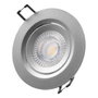 Edm Downlight LED empotrable redondo 5 W 4000 K cromado ø9 cm