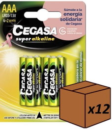 CEGASA Pilas Super Alcalina AAA LR03 Blíster 4+2