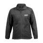 Edm Chaqueta polar fleece 280g/m² con cremallera Negro XXL