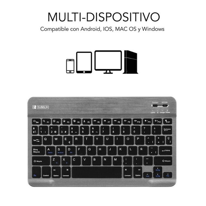 Subblim Smart BT Keyboard Grey