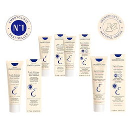 EMBRYOLISSE Lote 2 Familia Lait-Creme Lcc + Lcs, Crema Hidratante y Leche Corporal, Pack Ahorro