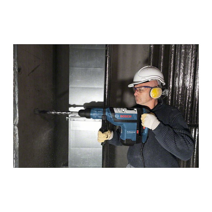 Bosch GBH 8-45 DV Taladro Percutor con Maletín Profesional, 1500 W, SDS Max, Perforar con Golpe y Cincelado, Ø 4,5 cm Hormigón