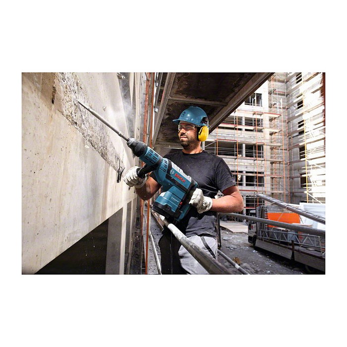 Bosch GBH 8-45 DV Taladro Percutor con Maletín Profesional, 1500 W, SDS Max, Perforar con Golpe y Cincelado, Ø 4,5 cm Hormigón