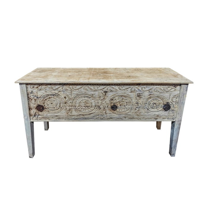 DKD Home Decor Consola Item Home Natural 40 x 85 x 150 cm Teca Mango