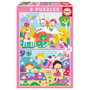 Educa Puzzles 2X48 Mundo De Fantasía 19993 Educa 4 Puzzles Progresivos 20-80 Piezas +4 Años