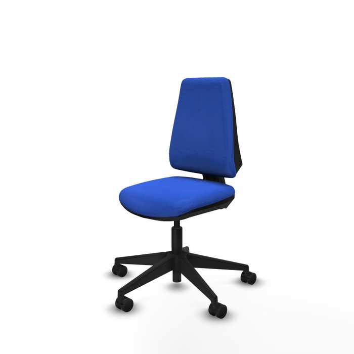 PIQUERAS Y CRESPO Silla de oficina Elche Azul sin brazos PIQUERAS Y CRESPO Silla de oficina Elche Azul sin brazos