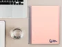 Liderpapel Cuaderno espiral A4 Micro Wonder rosa 120h 90gr cuadro 5mm 5 bandas 4 taladros