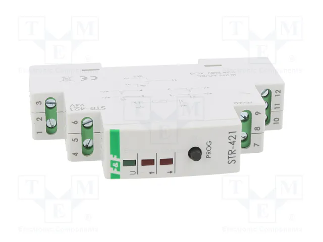 F&F Controlador de persianas Smart Home para raíl DIN 24V AC/DC
