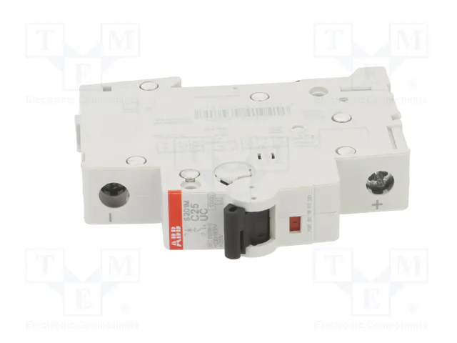 ABB S200M UC S201M-C25UC Interruptor magnetotérmico 25A 1 polo ABB S200M UC S201M-C25UC Interruptor magnetotérmico 25A 1 polo