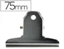 Q-connect Pinza metálica 75 mm