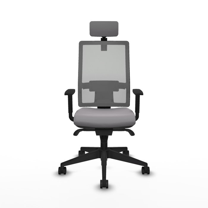 PIQUERAS Y CRESPO Silla de oficina Horna Gris con mecanismo Sincro PIQUERAS Y CRESPO Silla de oficina Horna Gris con mecanismo Sincro