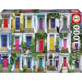 Educa Puzzle Puertas de Notting Hill 1000 piezas Arquitectura 68 x 48 cm AAAQE72410