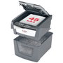 Rexel Optimum AutoFeed 45X Destructora de Papel con Alimentación Automática, Corte en Partículas P-4, Negro/Plata