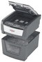 Rexel Optimum AutoFeed 45X Destructora de Papel con Alimentación Automática, Corte en Partículas P-4, Negro/Plata