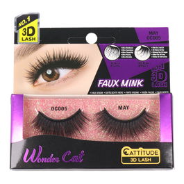 Ebin New York Wonder Cat Lash May Pestañas Postizas 3D Chloe de Wild Cat