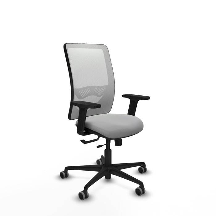 PIQUERAS Y CRESPO Silla de oficina Zulema Gris claro y Blanco PIQUERAS Y CRESPO Silla de oficina Zulema Gris claro y Blanco
