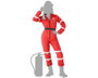Disfraz de Bombera Rojo para Mujer Adulto, Talla XS-S