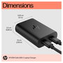 HP Cargador para Portátil 65W USB-C GaN Negro
