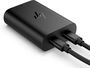 HP 65W GaN USB-C Cargador para portátil, Potencia Compacta con Doble Puerto para Carga Rápida