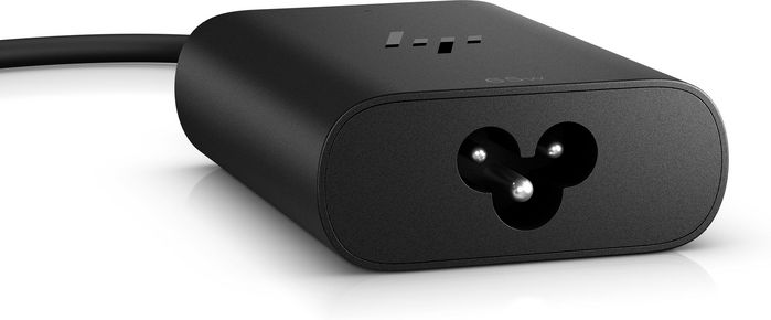 HP 65W GaN USB-C Cargador para portátil, Potencia Compacta con Doble Puerto para Carga Rápida