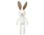 KioKids Peluche Conejito Patilargo de Algodón - Colección Cotton Friends - Juguete Ecológico para Bebés +2 Meses - Beige