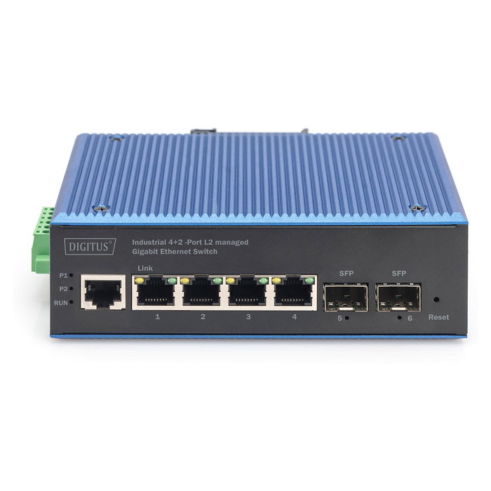 Digitus Switch Industrial Gigabit Ethernet Gestionado L2 4+2P