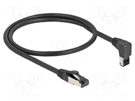 DeLOCK Cable de red RJ45 Cat.8.1 S/FTP 0,5 m Negro