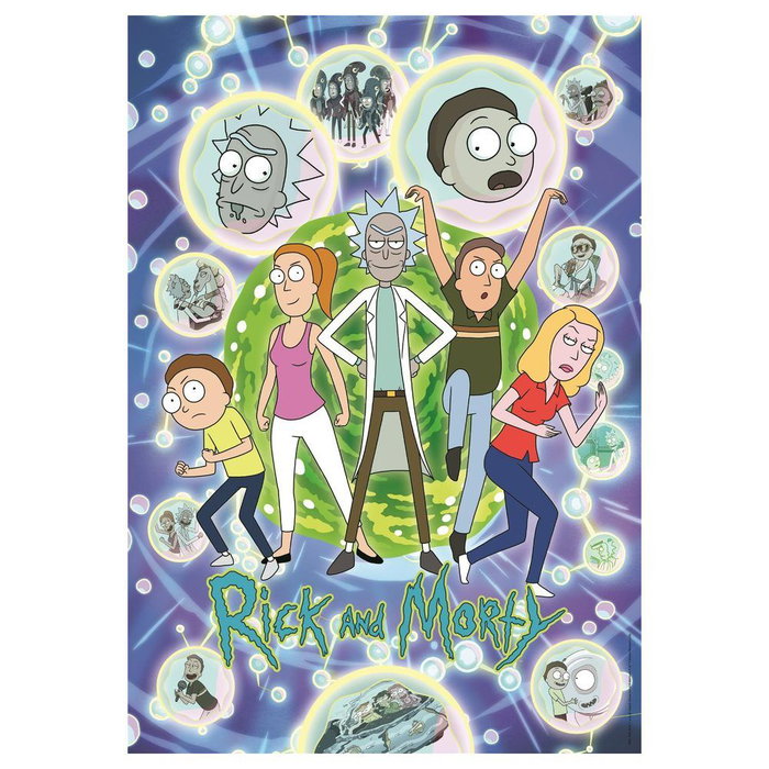CLEMENTONI Puzzle Rick and Morty 1, 1000 Piezas